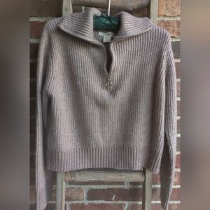 Jessica Simpson 1/4 zip pullover knit sweater